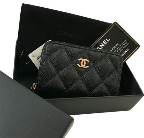 chanel card holder|chanel card holder zip around.